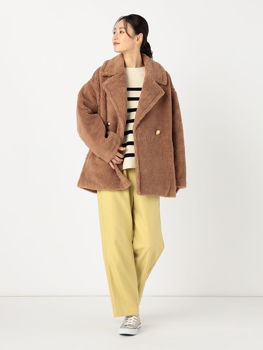 [購入]ミドル丈ボアPコート