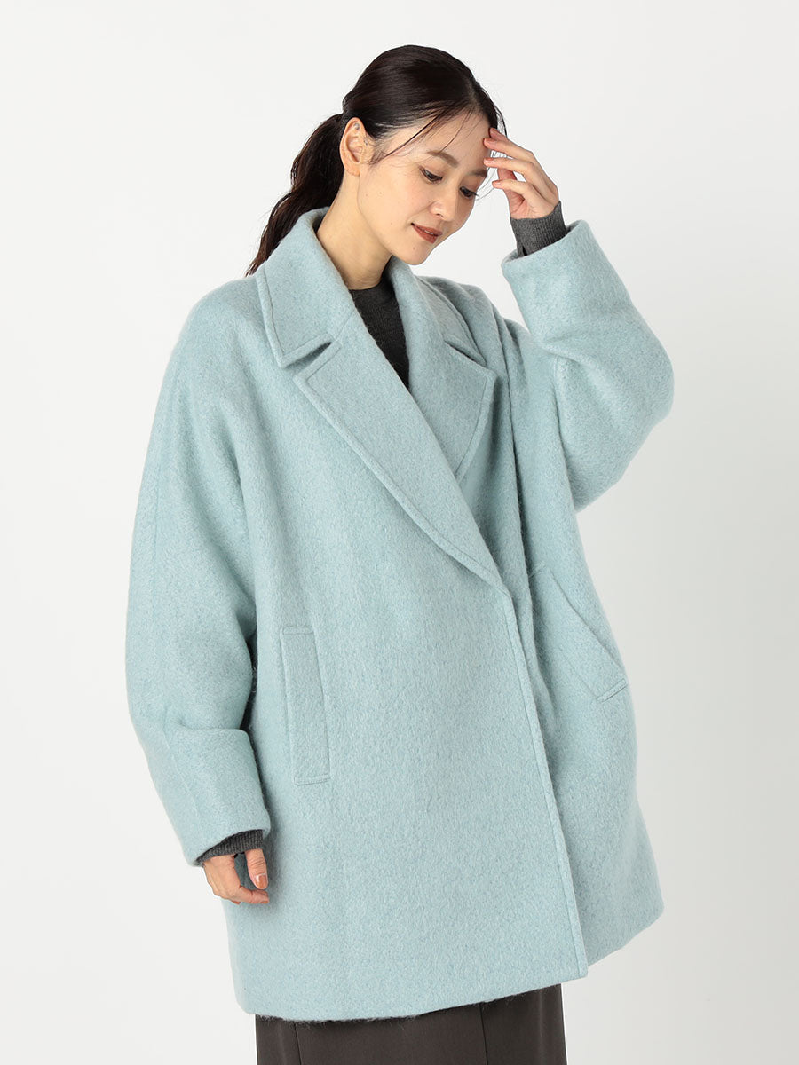 [購入]モヘアシャギーコート