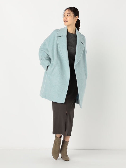 [購入]モヘアシャギーコート