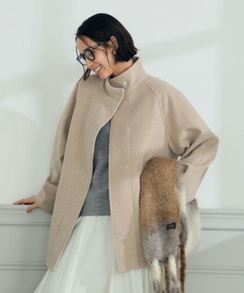 [購入]PONTETORTO スタンドカラーコート