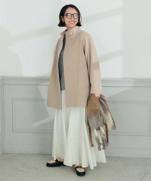 [購入]PONTETORTO スタンドカラーコート