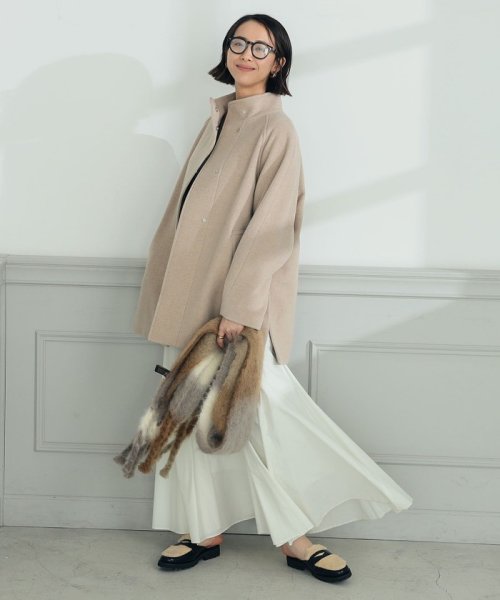 [購入]PONTETORTO スタンドカラーコート