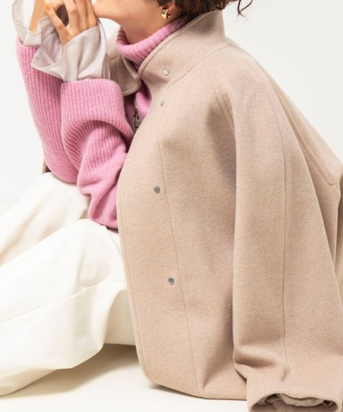 [購入]PONTETORTO スタンドカラーコート