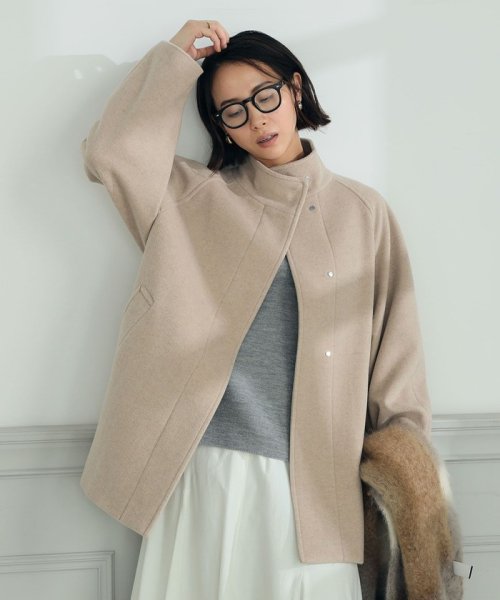 [購入]PONTETORTO スタンドカラーコート