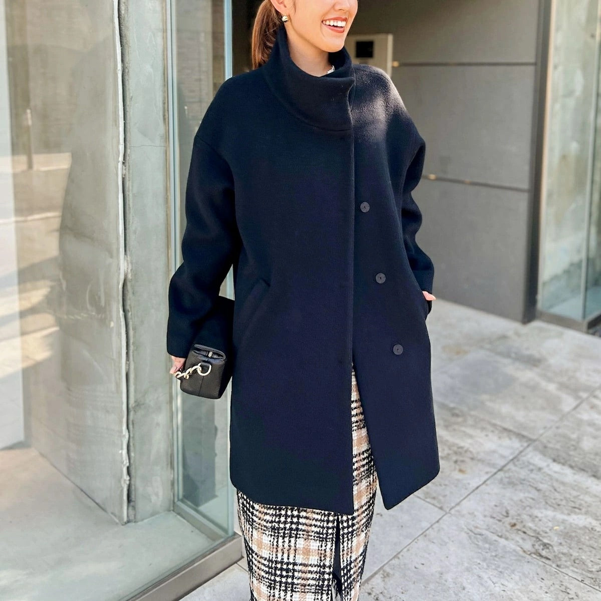 [購入]ショートビーバースタンドコート 24AW