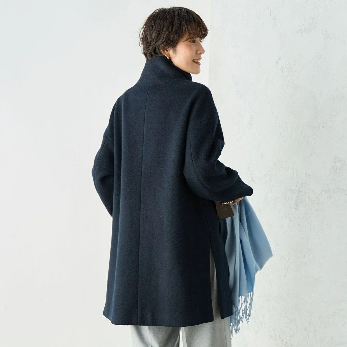 [購入]ショートビーバースタンドコート 24AW