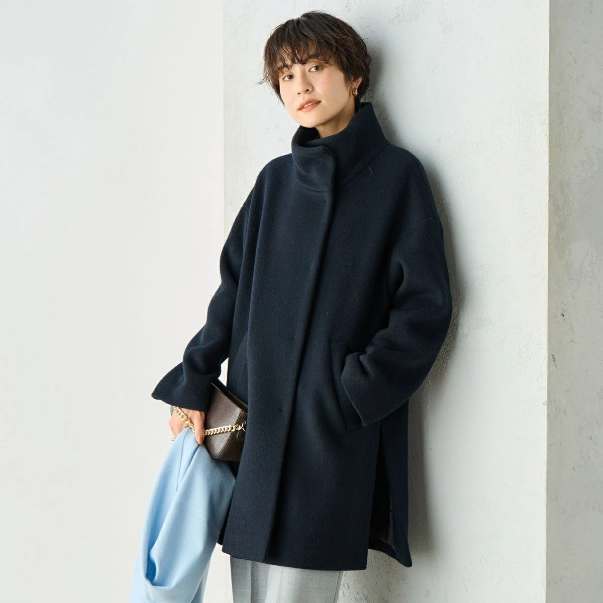 [購入]ショートビーバースタンドコート 24AW