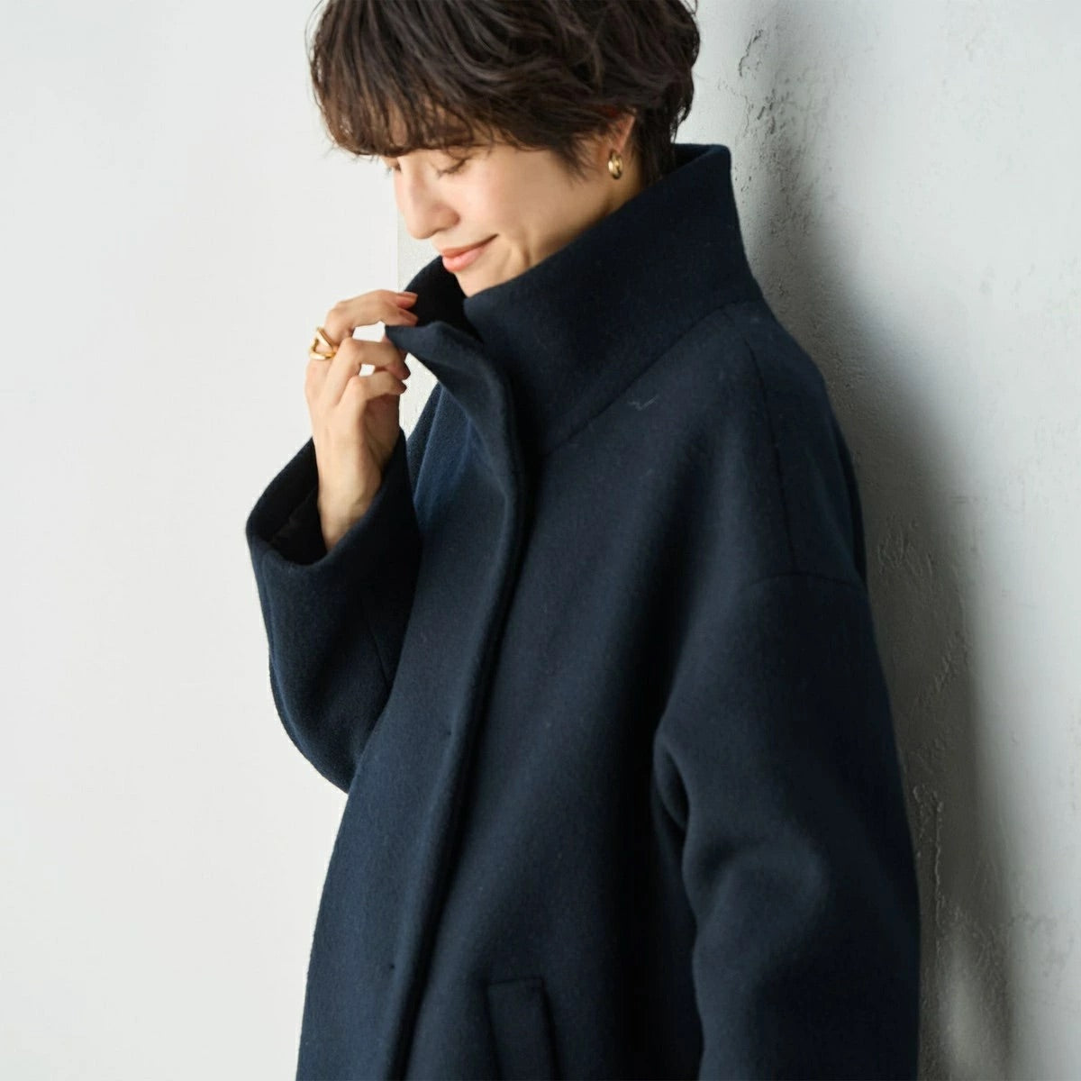 [購入]ショートビーバースタンドコート 24AW