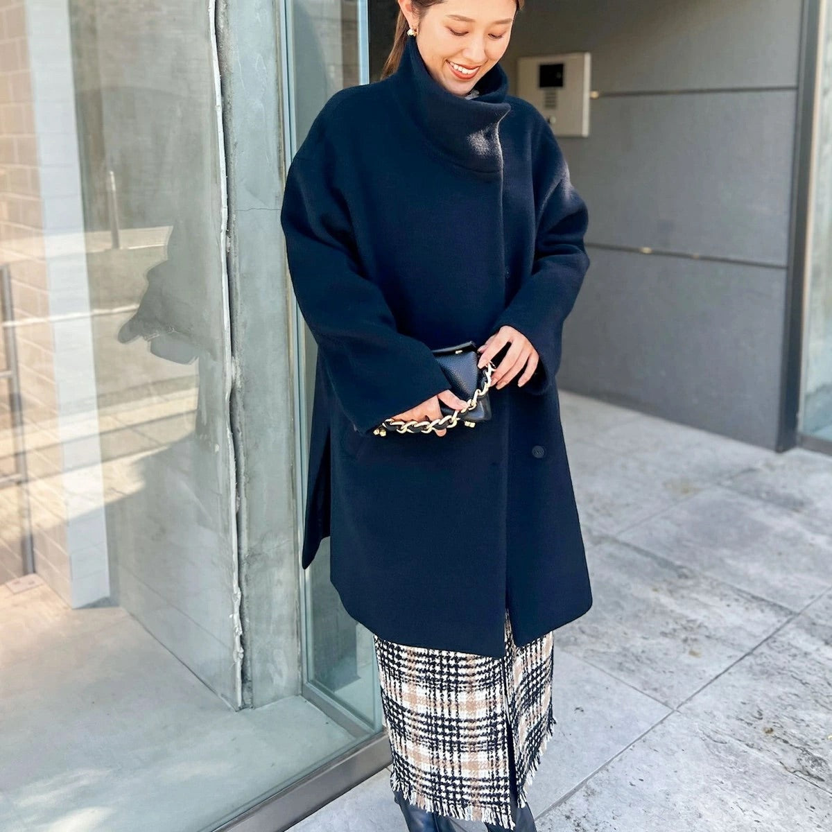 [購入]ショートビーバースタンドコート 24AW