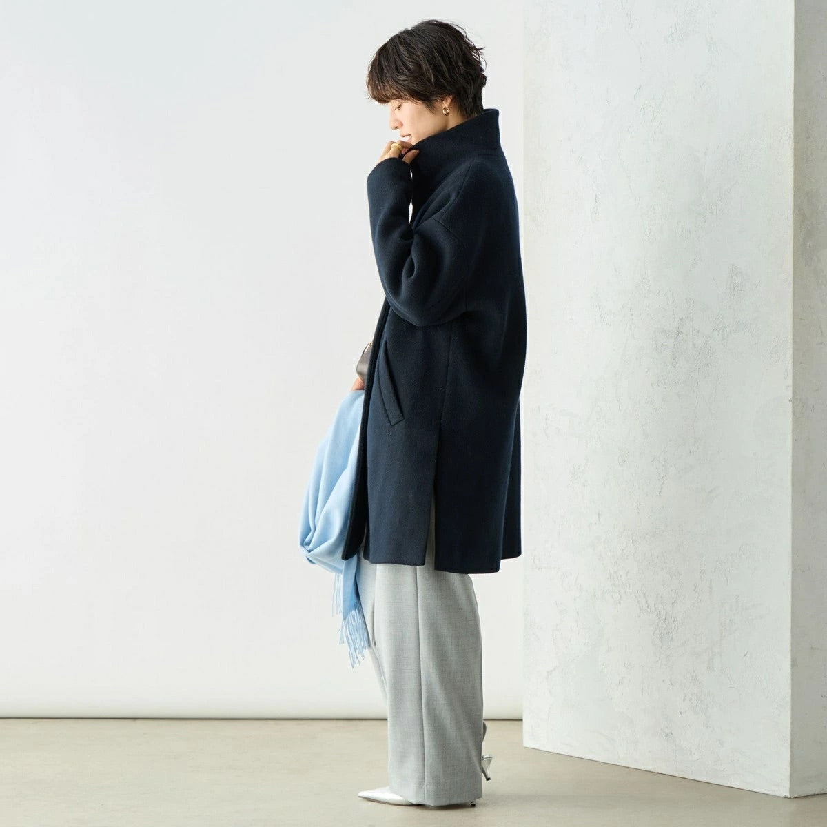 [購入]ショートビーバースタンドコート 24AW