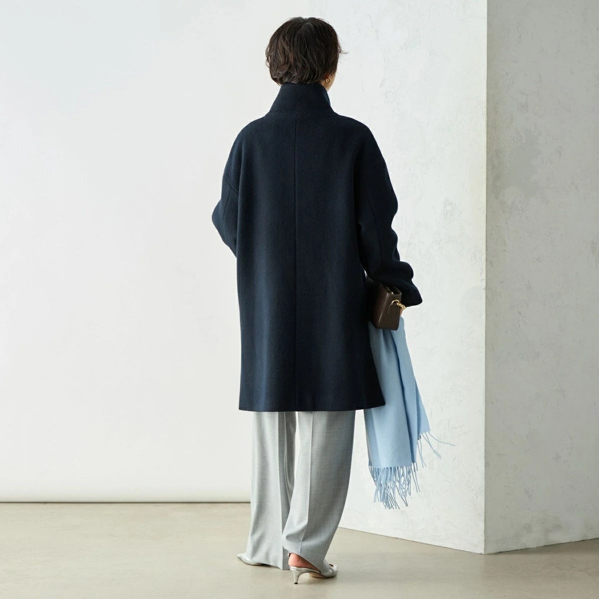 [購入]ショートビーバースタンドコート 24AW