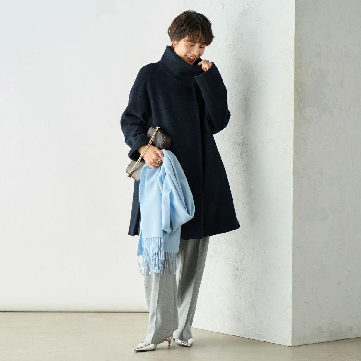 [購入]ショートビーバースタンドコート 24AW