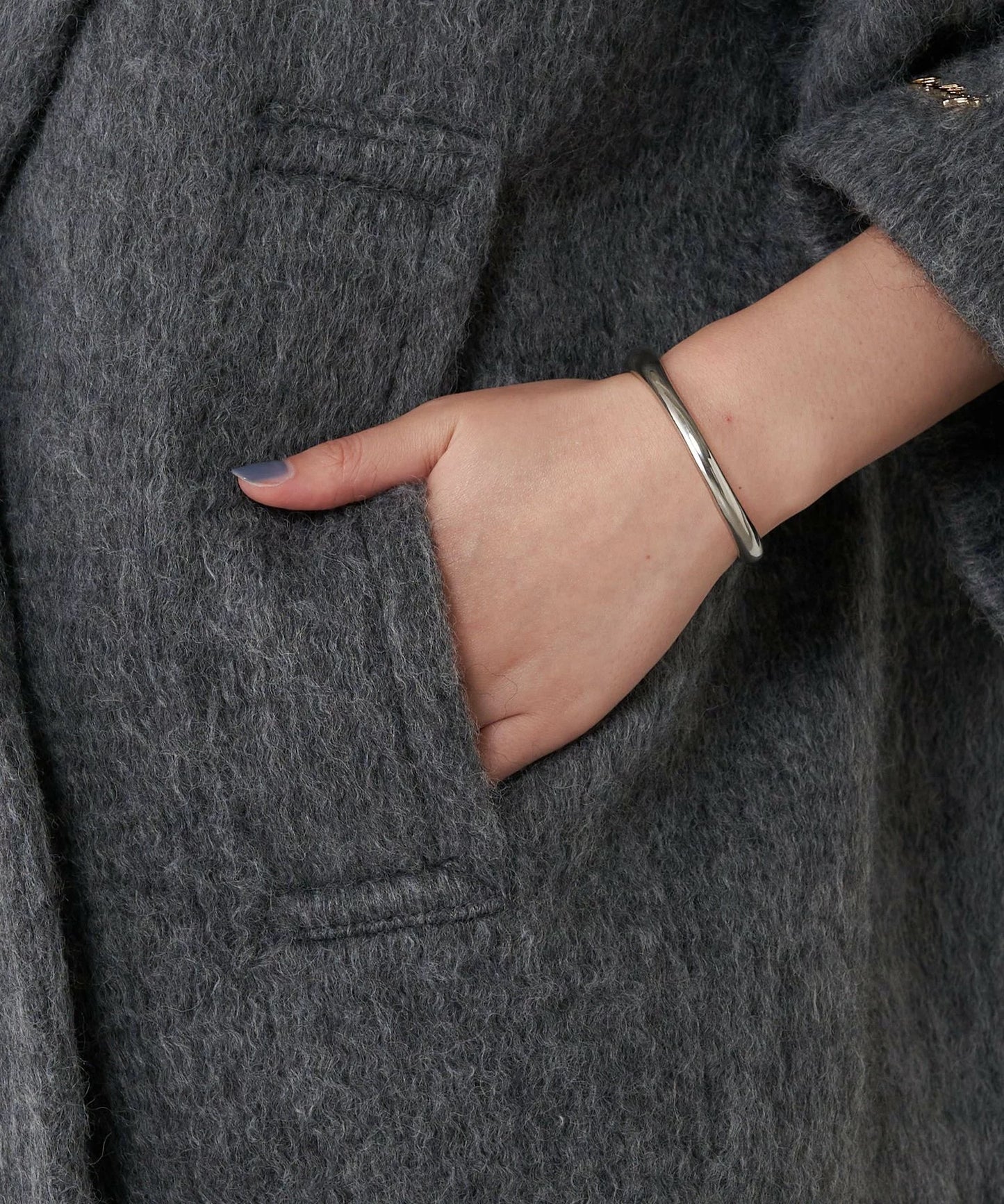 [購入]ウール混シャギーPコート