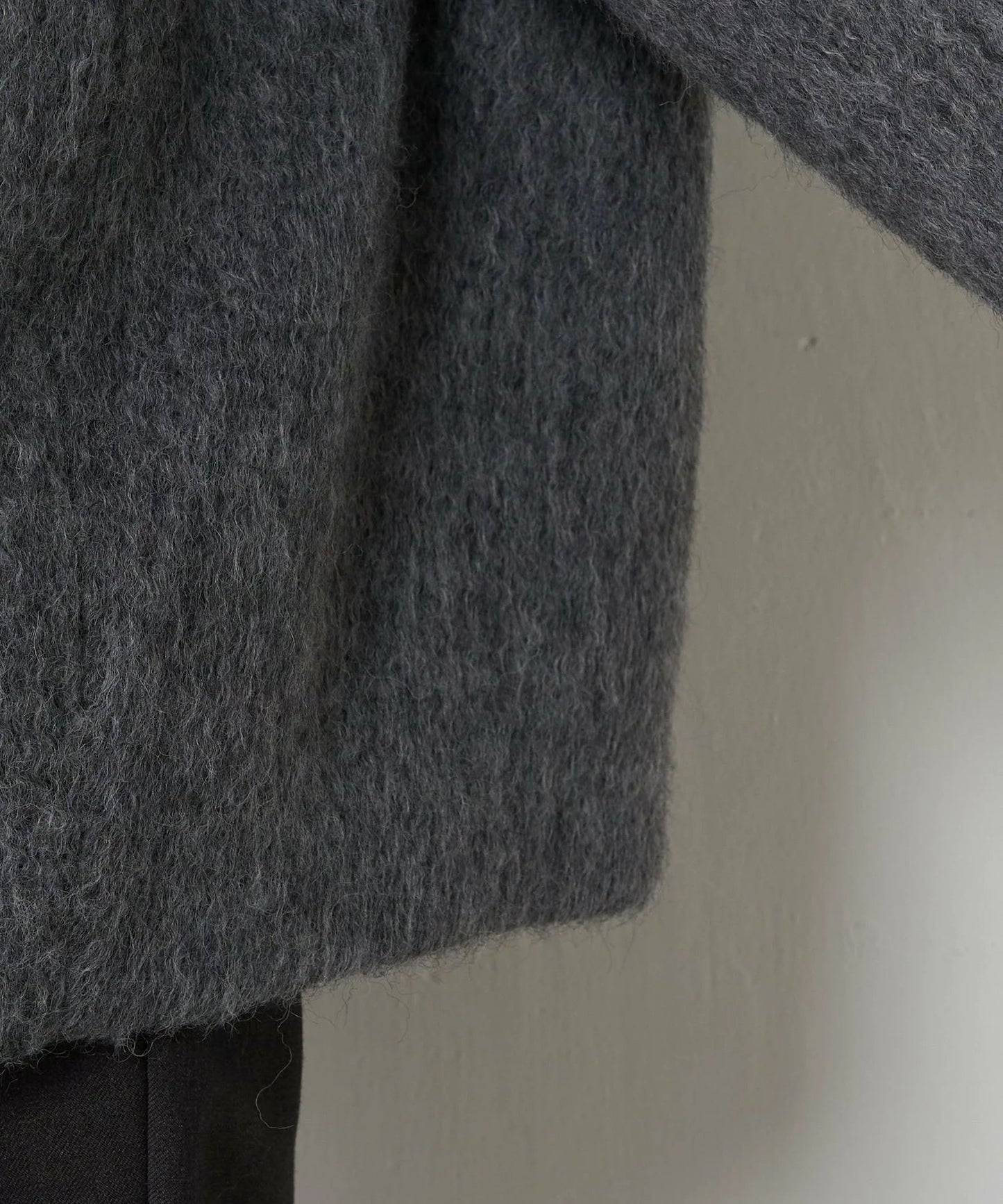 [購入]ウール混シャギーPコート