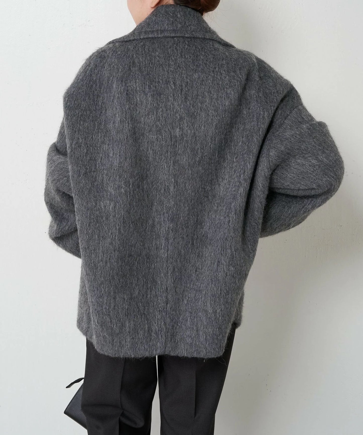 [購入]ウール混シャギーPコート