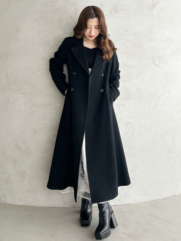 [購入]フィットアンドフレアコート