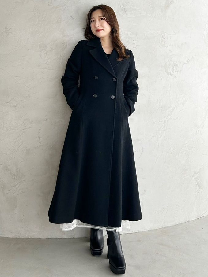 [購入]フィットアンドフレアコート