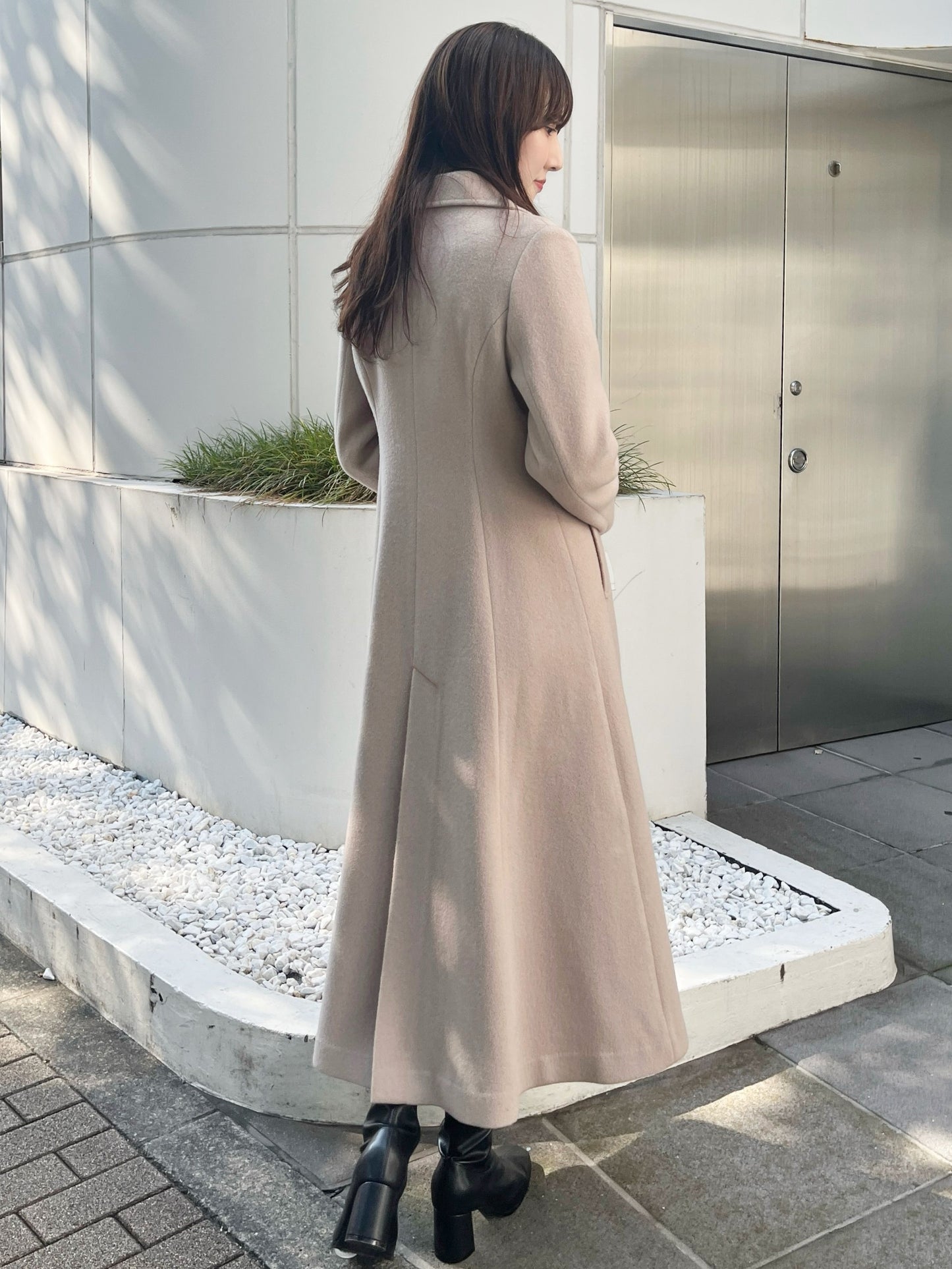 [購入]フィットアンドフレアコート