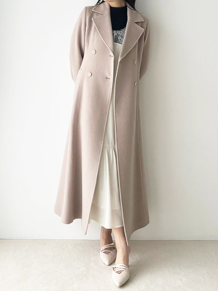 [購入]フィットアンドフレアコート