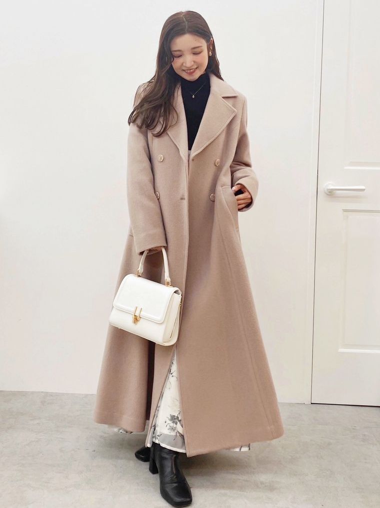 [購入]フィットアンドフレアコート