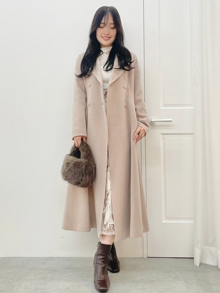 [購入]フィットアンドフレアコート