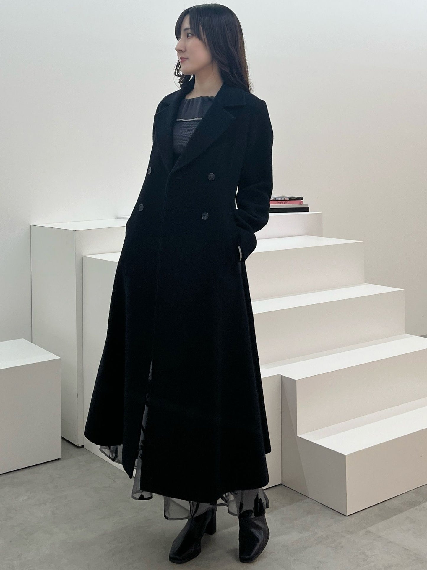 [購入]フィットアンドフレアコート