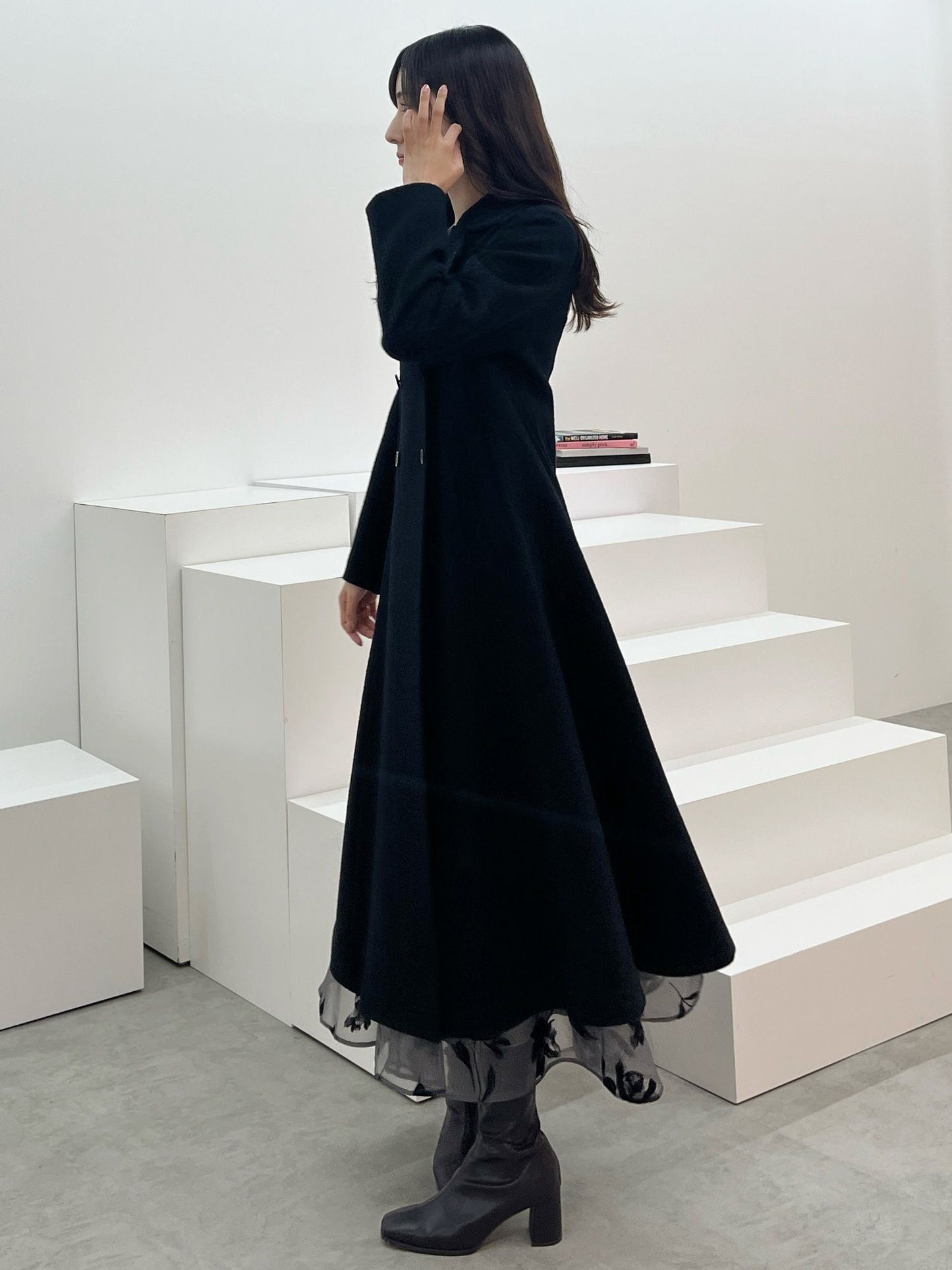 [購入]フィットアンドフレアコート