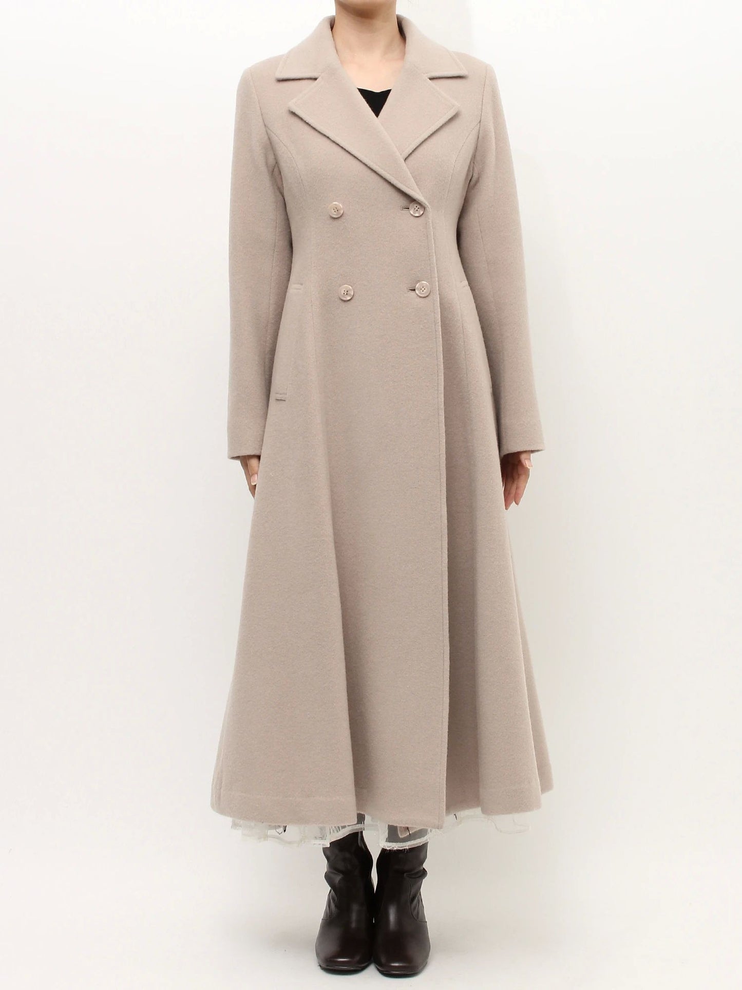 [購入]フィットアンドフレアコート