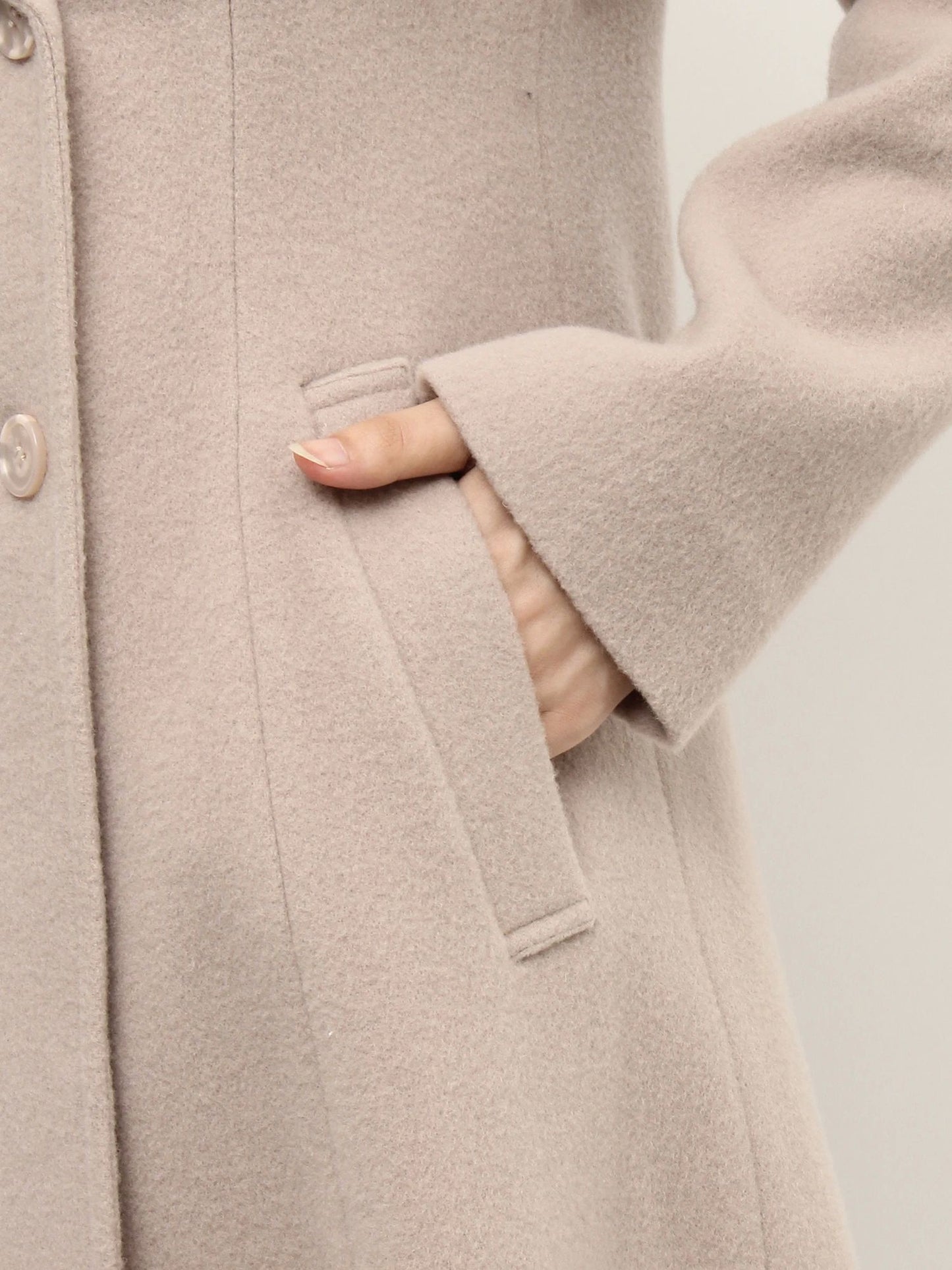 [購入]フィットアンドフレアコート