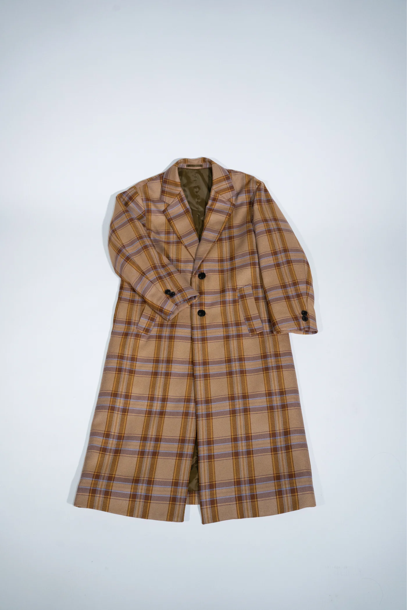 [購入]コチェックチェスターコート-Unisex