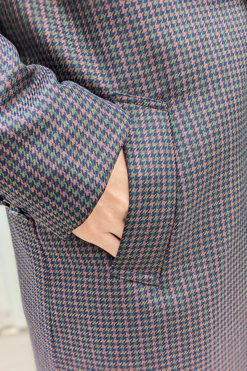 [購入]コチェックチェスターコート-Unisex