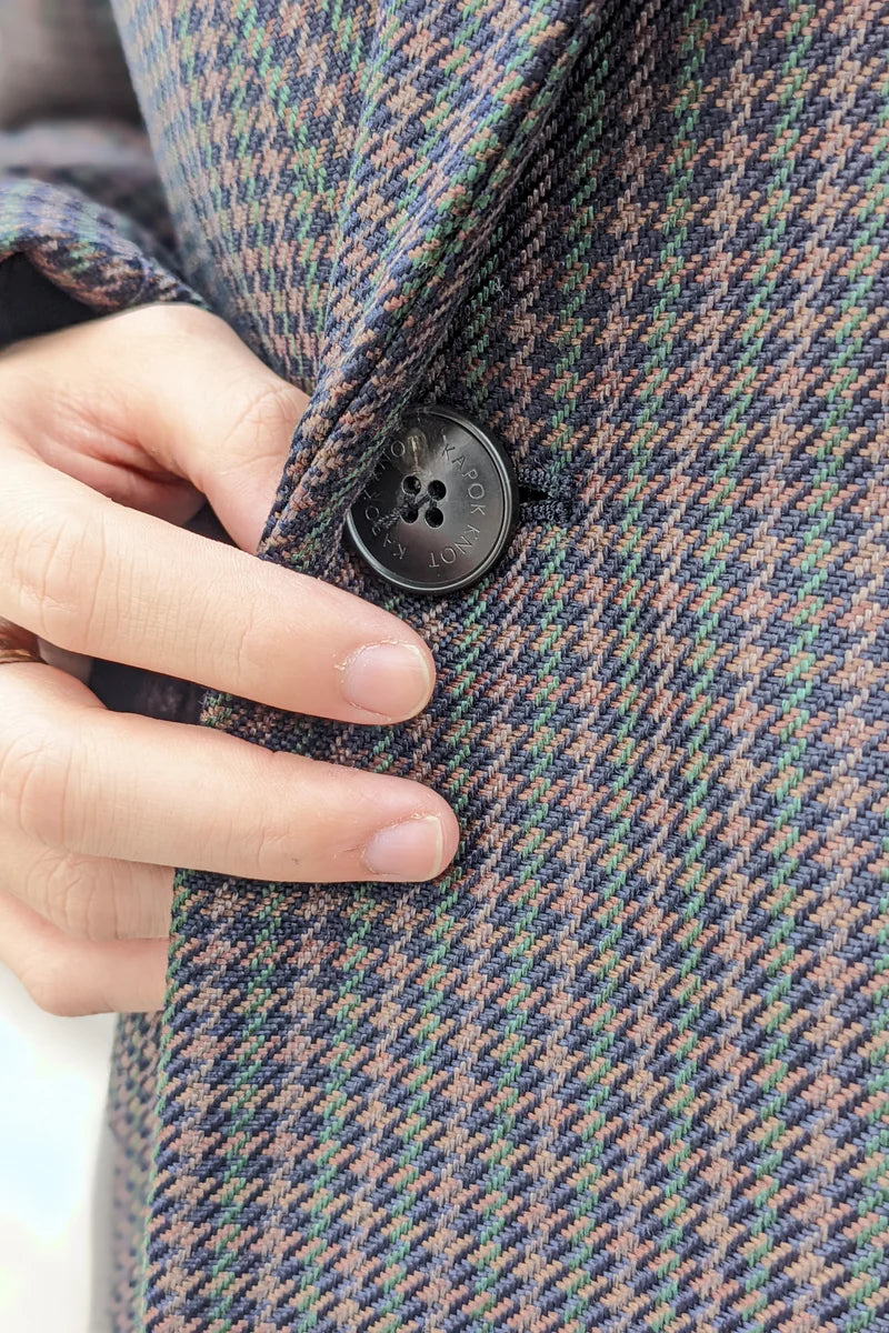 [購入]コチェックチェスターコート-Unisex