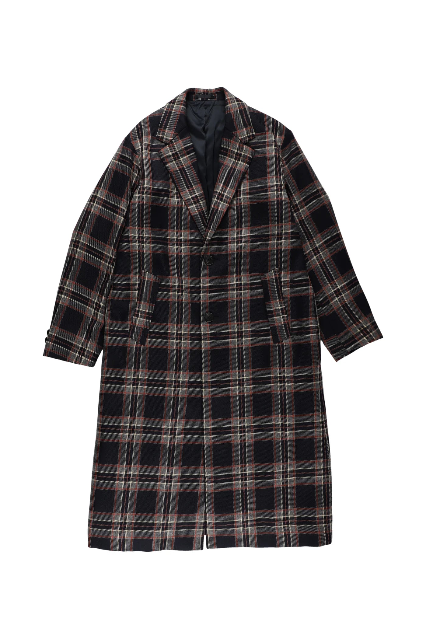 [購入]コチェックチェスターコート-Unisex