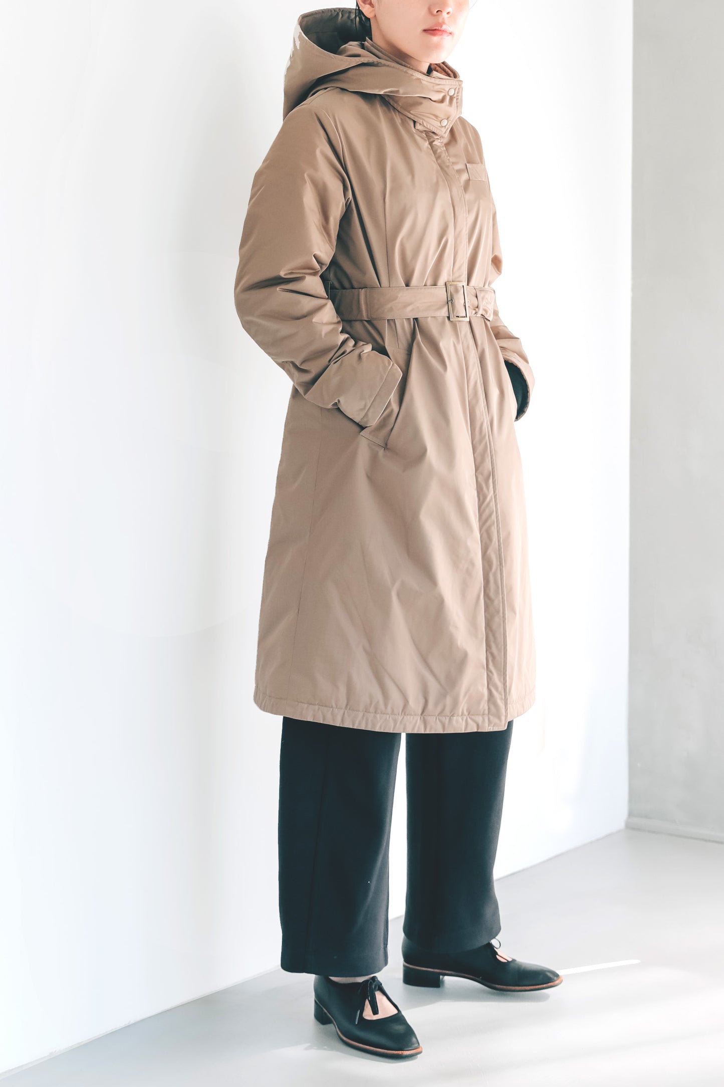 [購入]ウエストマークパーカーコート