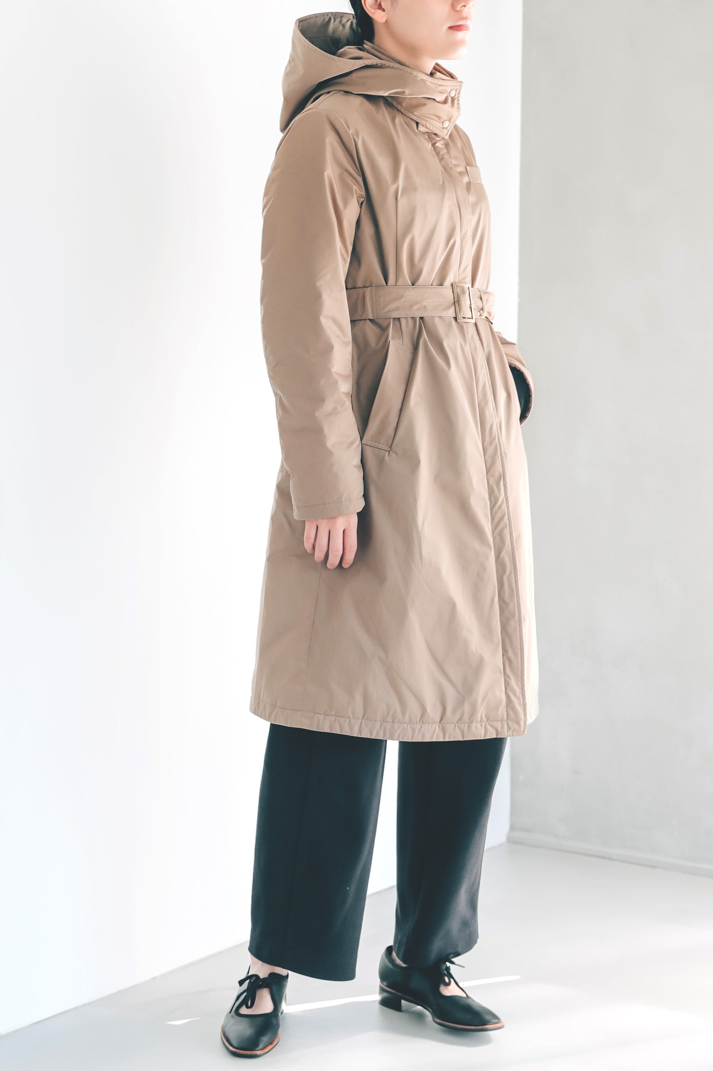 [購入]ウエストマークパーカーコート