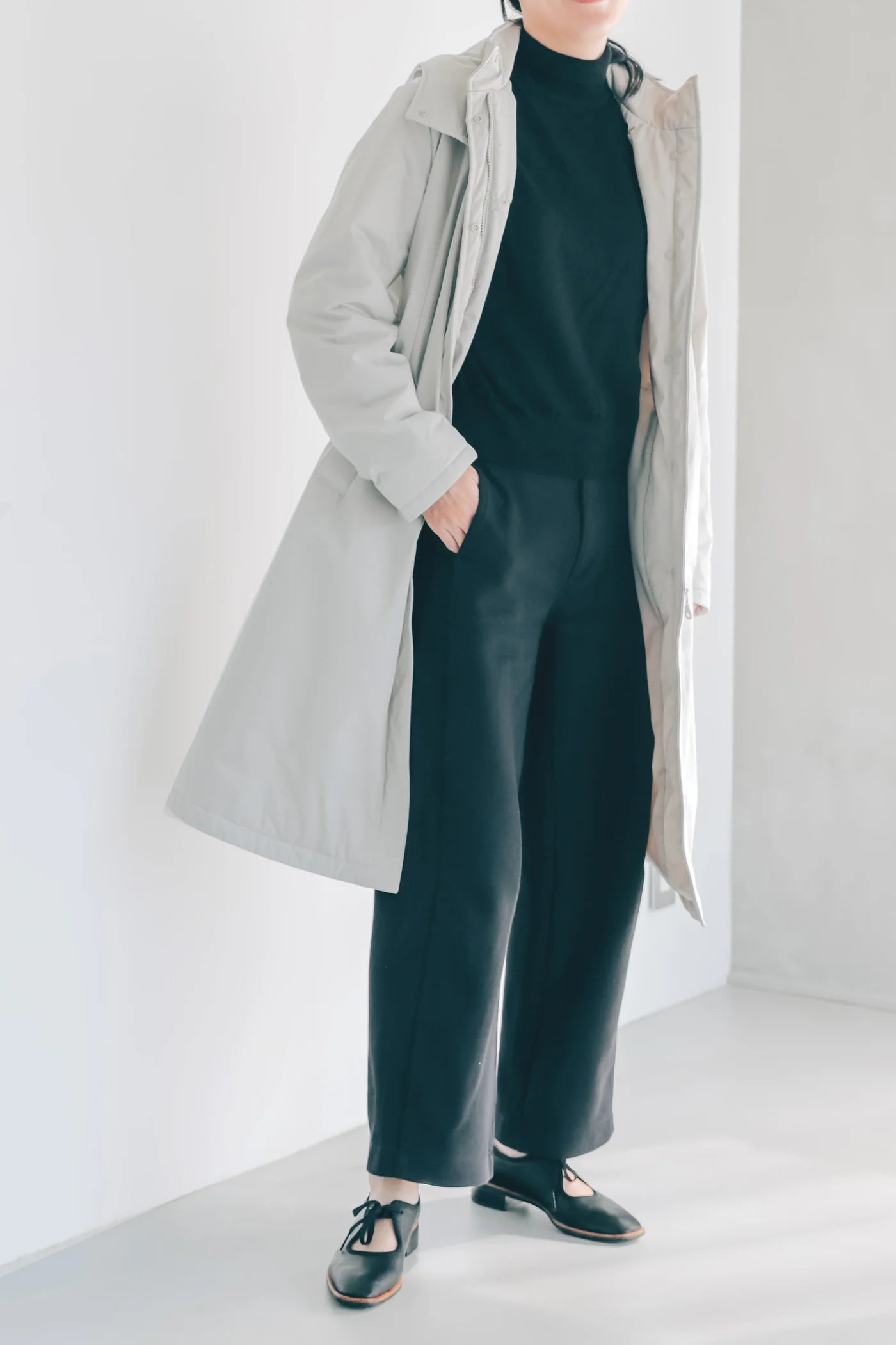 [購入]ウエストマークパーカーコート