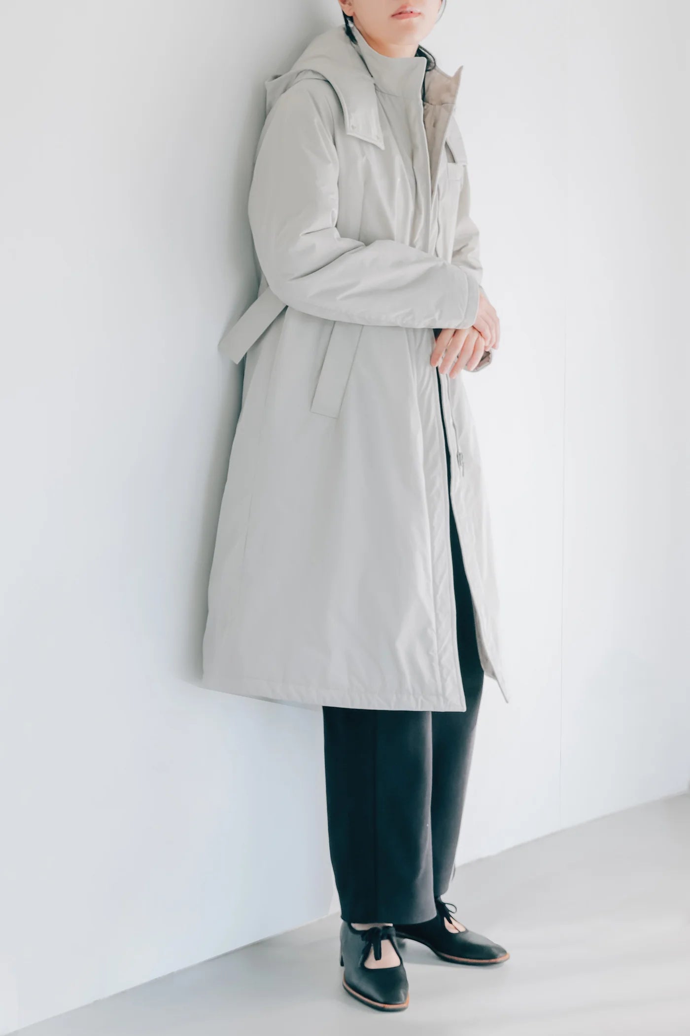 [購入]ウエストマークパーカーコート