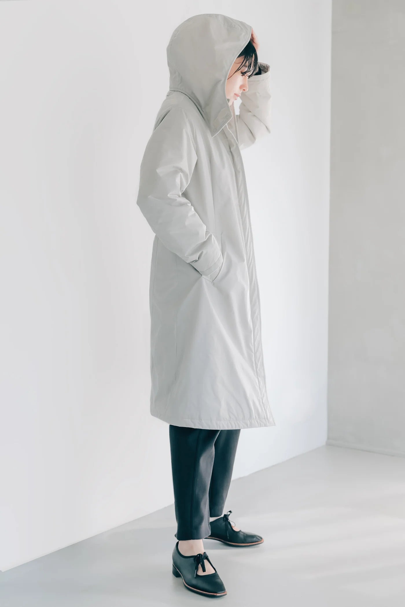 [購入]ウエストマークパーカーコート