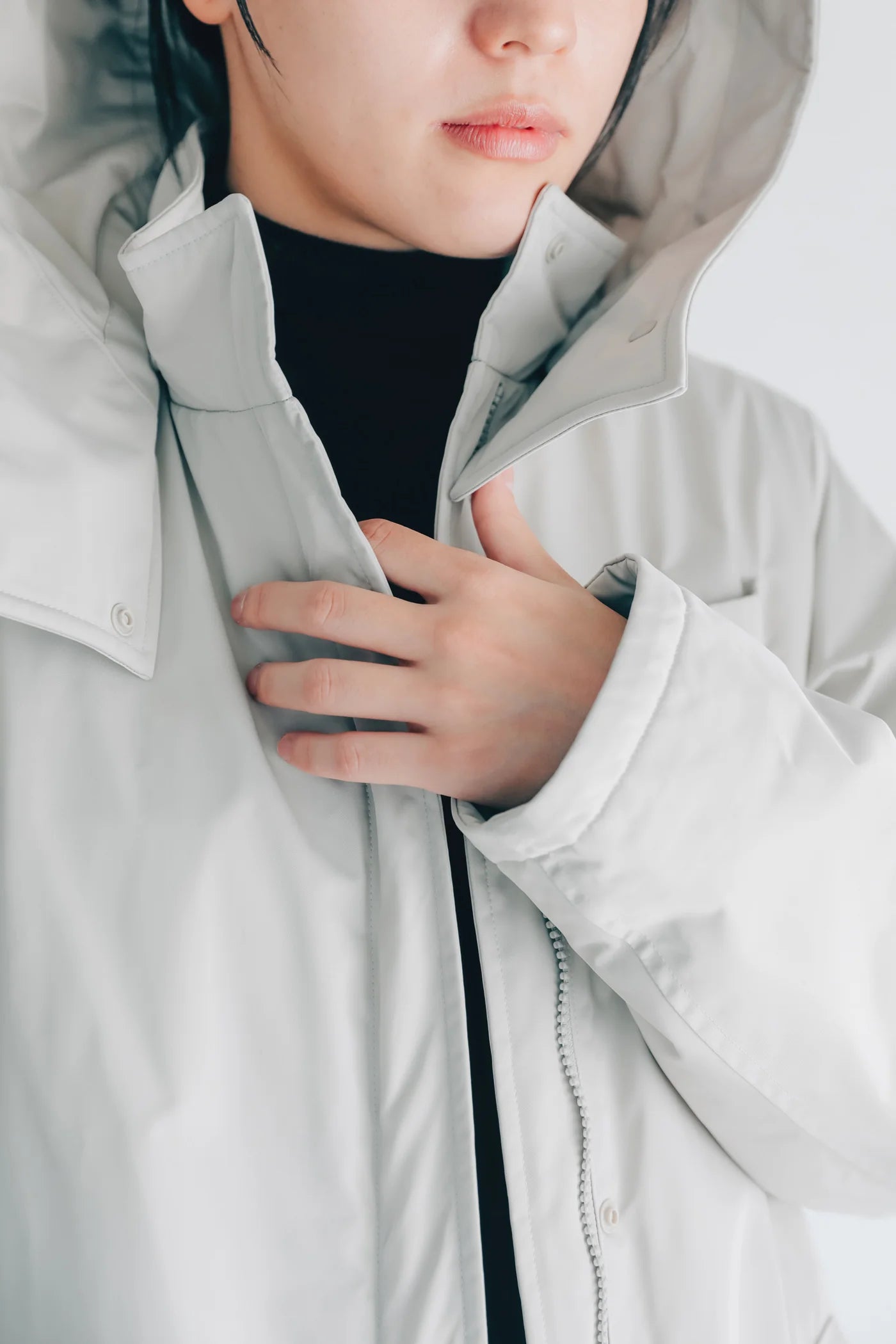 [購入]ウエストマークパーカーコート