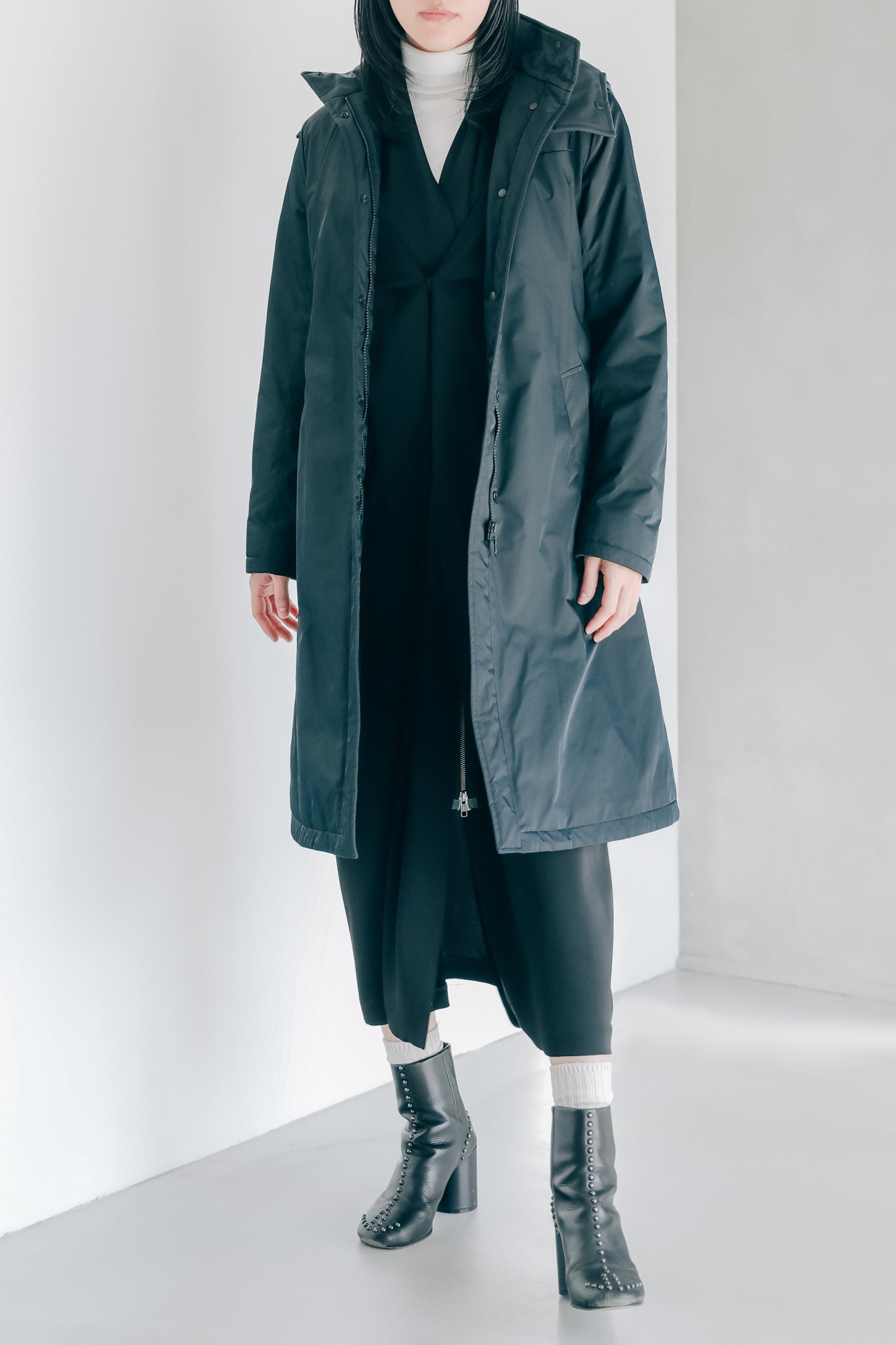 [購入]ウエストマークパーカーコート