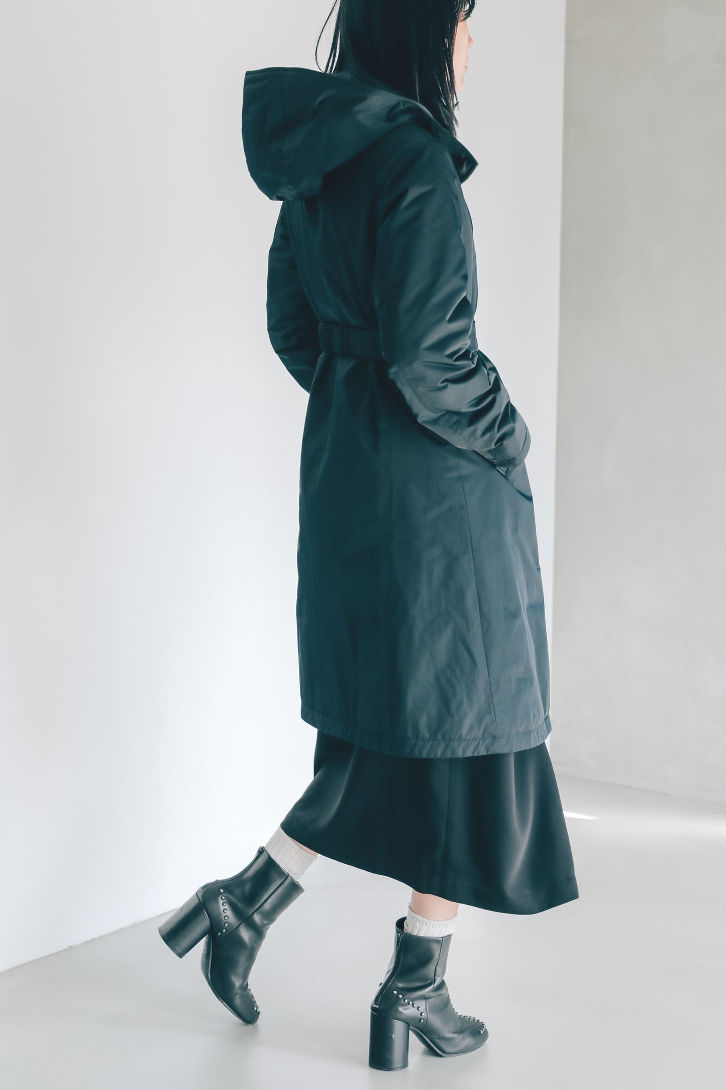 [購入]ウエストマークパーカーコート