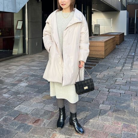 [購入]蓄熱機能中綿 撥水スタンドコート