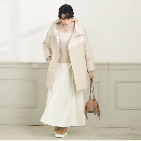 [購入]蓄熱機能中綿 撥水スタンドコート