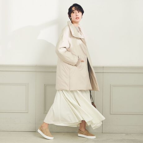 [購入]蓄熱機能中綿 撥水スタンドコート