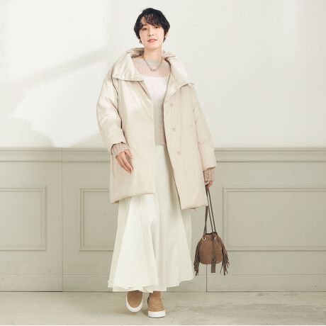 [購入]蓄熱機能中綿 撥水スタンドコート