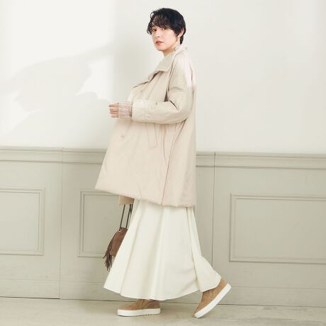 [購入]蓄熱機能中綿 撥水スタンドコート