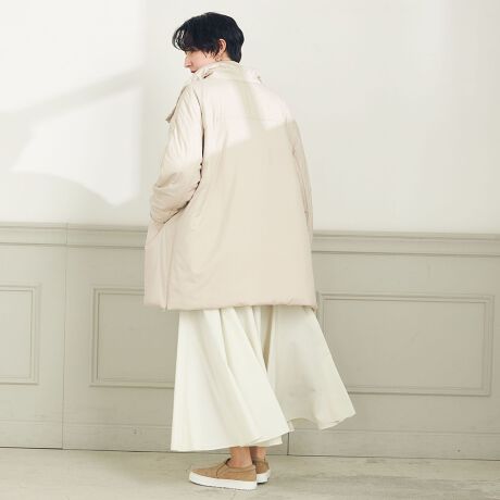 [購入]蓄熱機能中綿 撥水スタンドコート