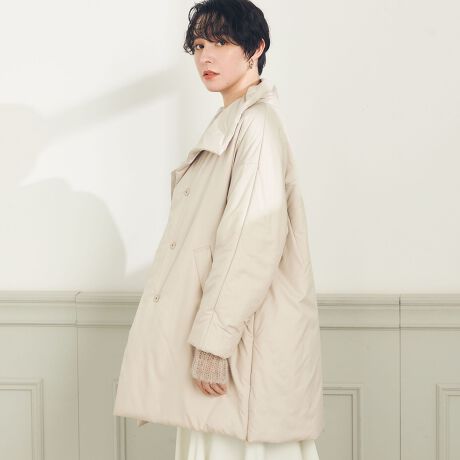 [購入]蓄熱機能中綿 撥水スタンドコート