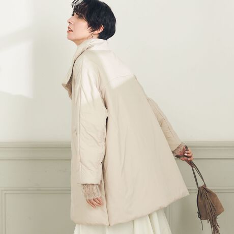 [購入]蓄熱機能中綿 撥水スタンドコート